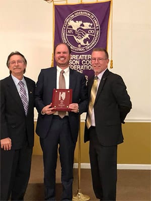 Randy Gori Awarded 2018 Friend of Labor Award