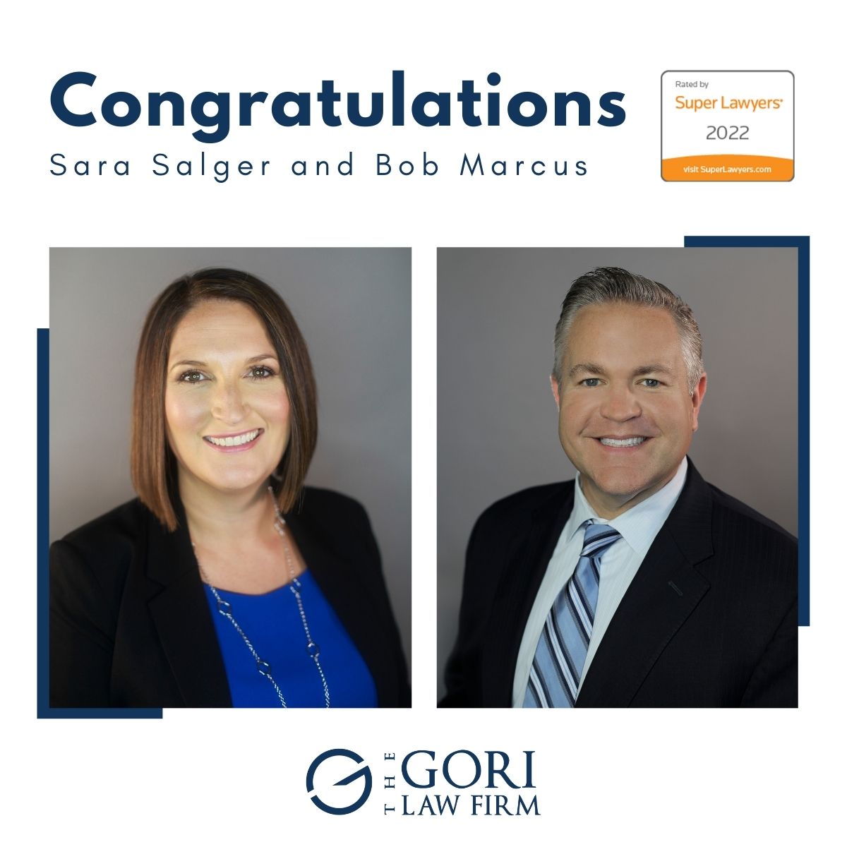 Congratulations Sara Salger and Bob Marcus